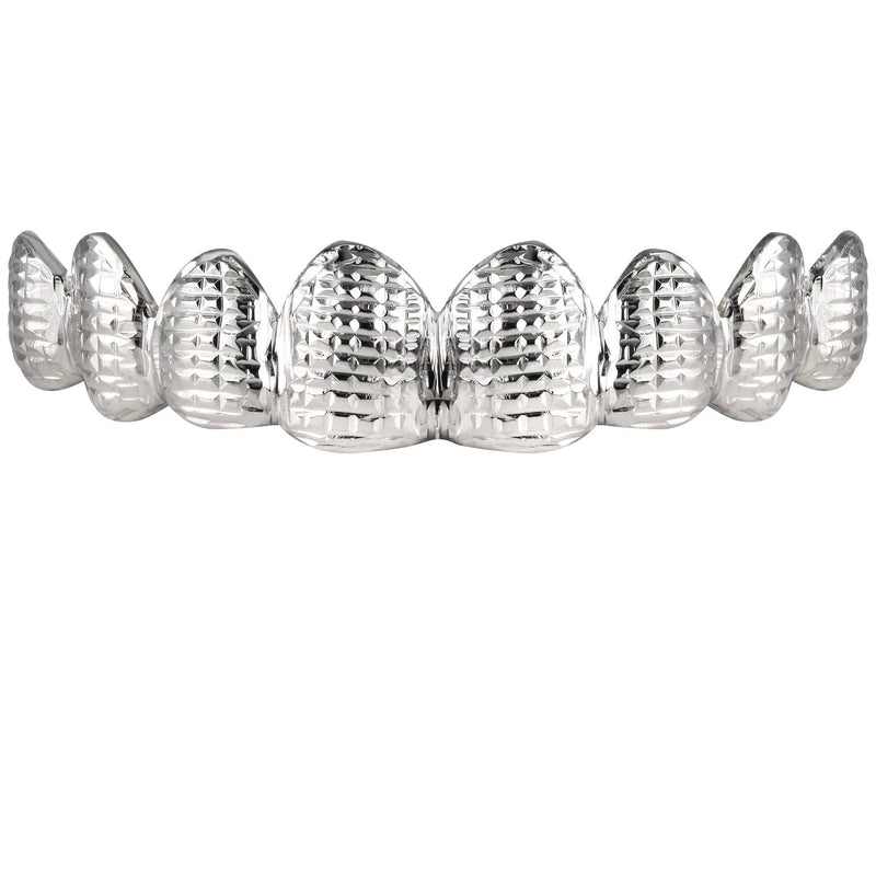 Gold 8 Teeth Diamond Cut Grills