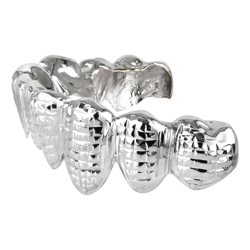 Gold 10 Teeth Diamond Cut Grillz
