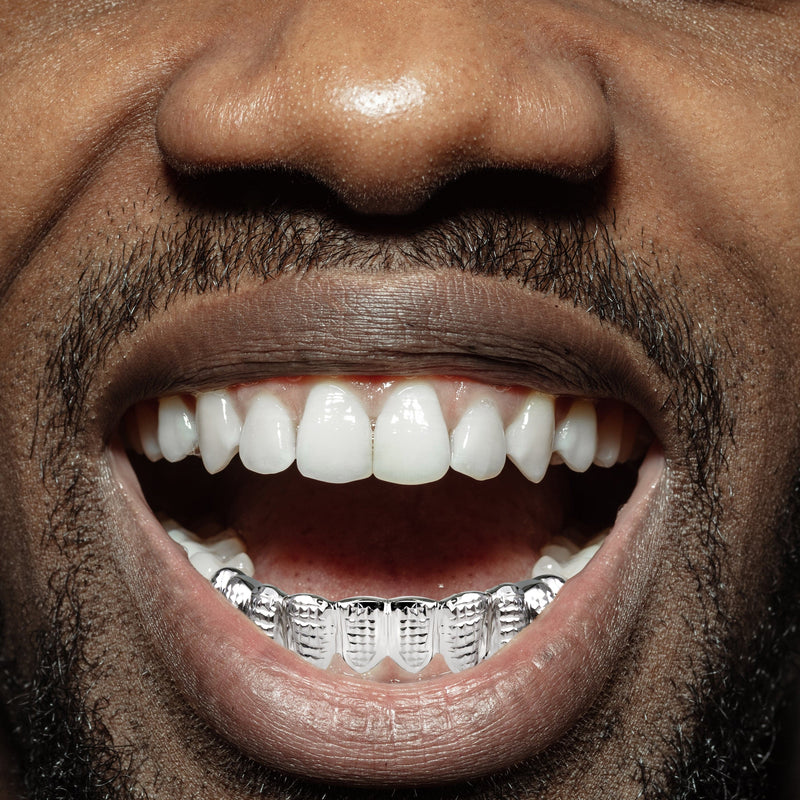 Gold 10 Teeth Diamond Cut Grillz