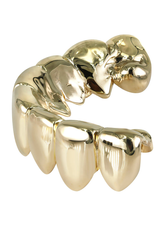 Gold 8 Teeth Gold Grills