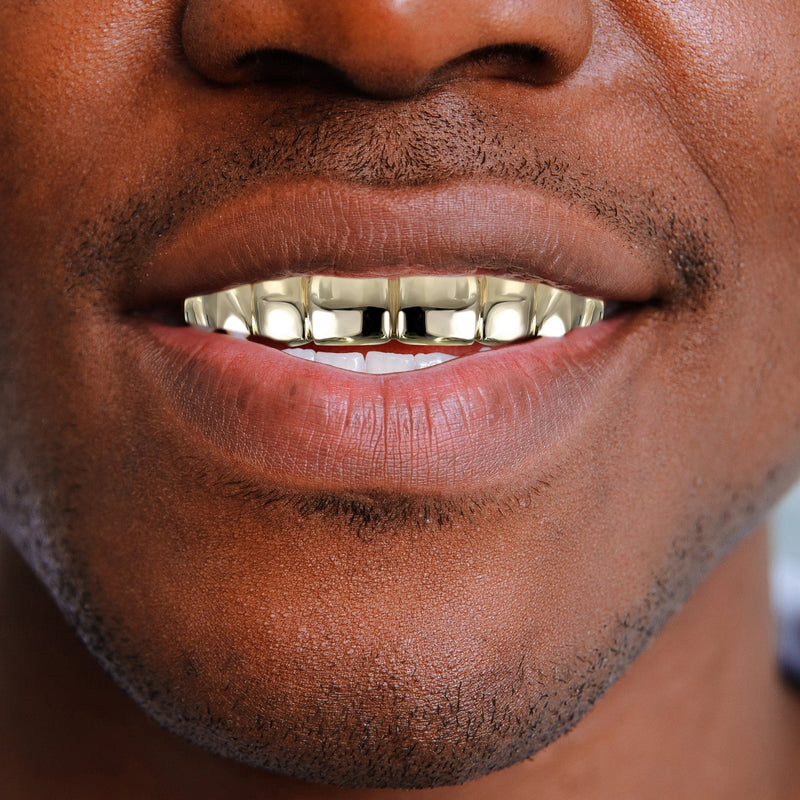 Gold 8 Teeth Gold Grills