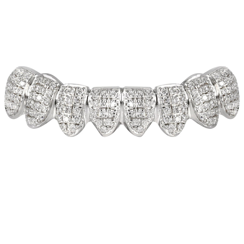 Gold 8 Teeth Diamond Full Diamond Grills