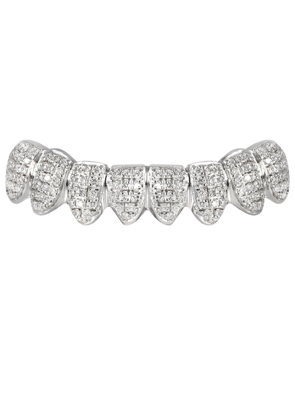Gold 8 Teeth Diamond Full Diamond Grills