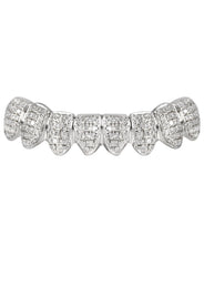 Gold 8 Teeth Diamond Full Diamond Grills
