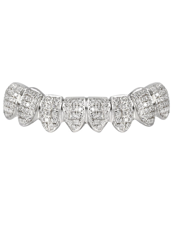 Gold 8 Teeth Diamond Full Diamond Grills