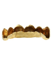 Gold 6 Teeth Diamond Cut Grillz
