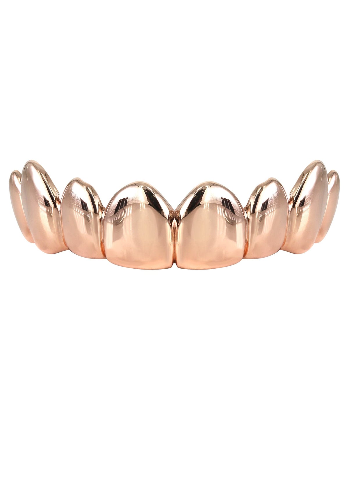 Gold 8 Tooth Plain Grills