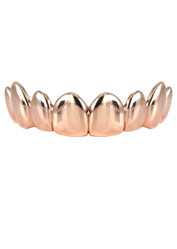 Gold 8 Tooth Plain Grills
