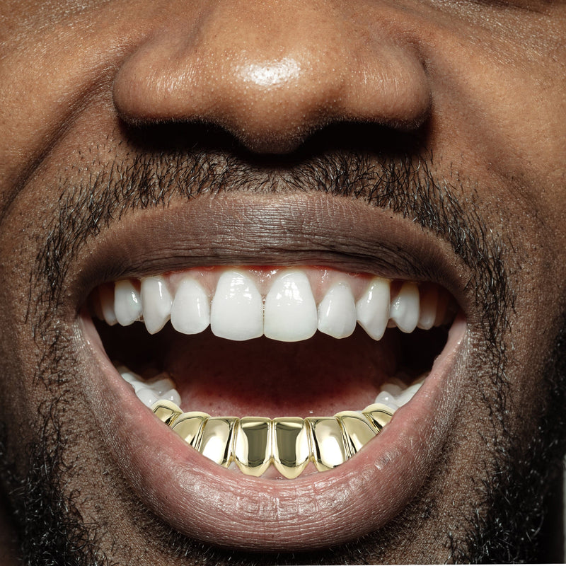 Gold 8 Tooth Gold Grills