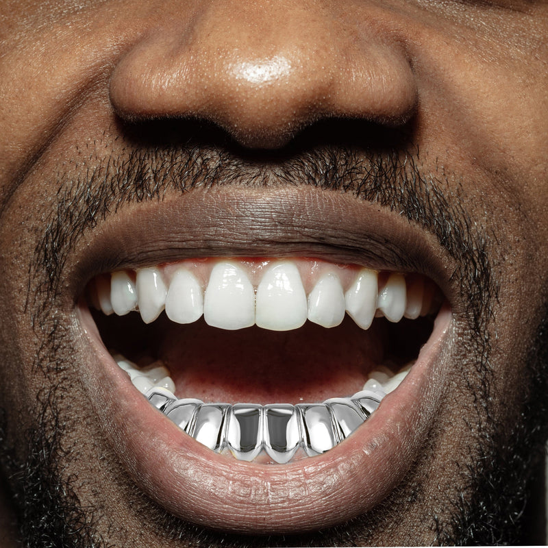 Gold 8 Teeth Plain Grills