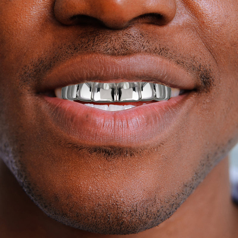 Gold 8 Teeth Plain Grills