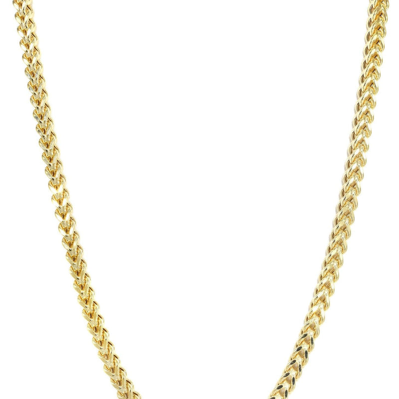 14K Gold Chain - Semi Solid  Yellow Franco Chain