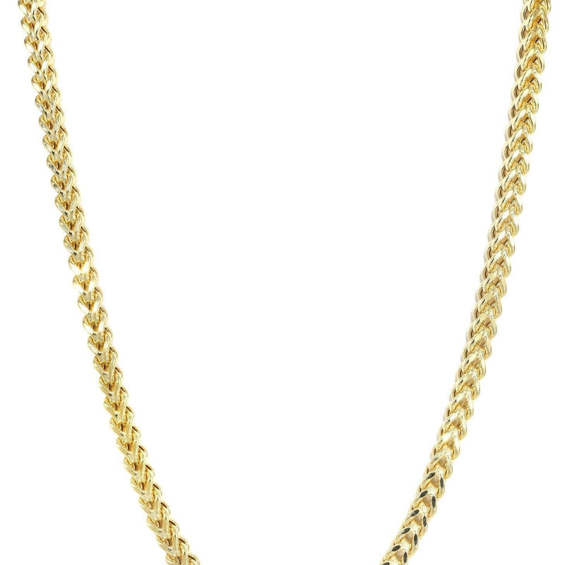 Gold Chain - Womens 10K/14K Yellow Semi Solid  Franco Chain