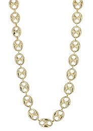 Womens 14K Gold Chain Semi Solid  Puff