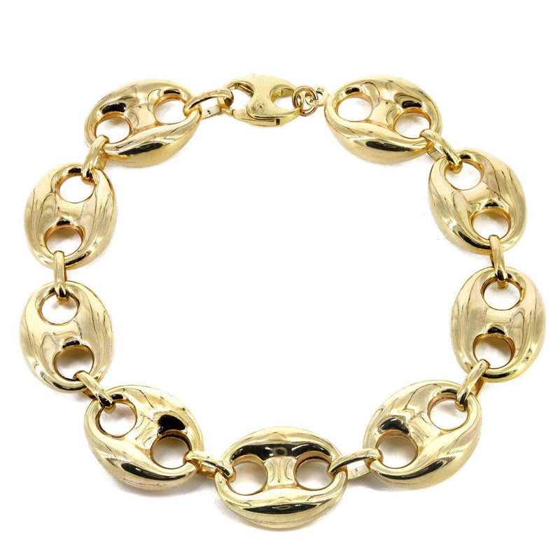 14K Gold Bracelet Gucci Style For Women