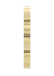 10K Gold Diamond Cut Hoop Earrings | Customizable Size