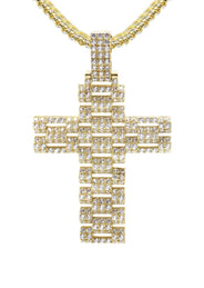 10K Yellow Gold Cross Necklace | Appx. 17.3 Grams