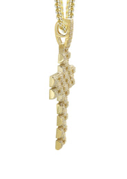 10K Yellow Gold Cross Necklace | Appx. 17.3 Grams