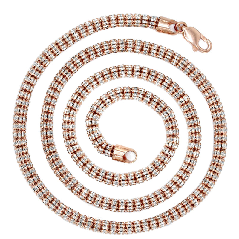 Rose Ice Chain - 14K Gold Chain