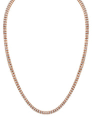 Rose Gold Chain - Mens Ice Chain 10K/14K Rose Gold