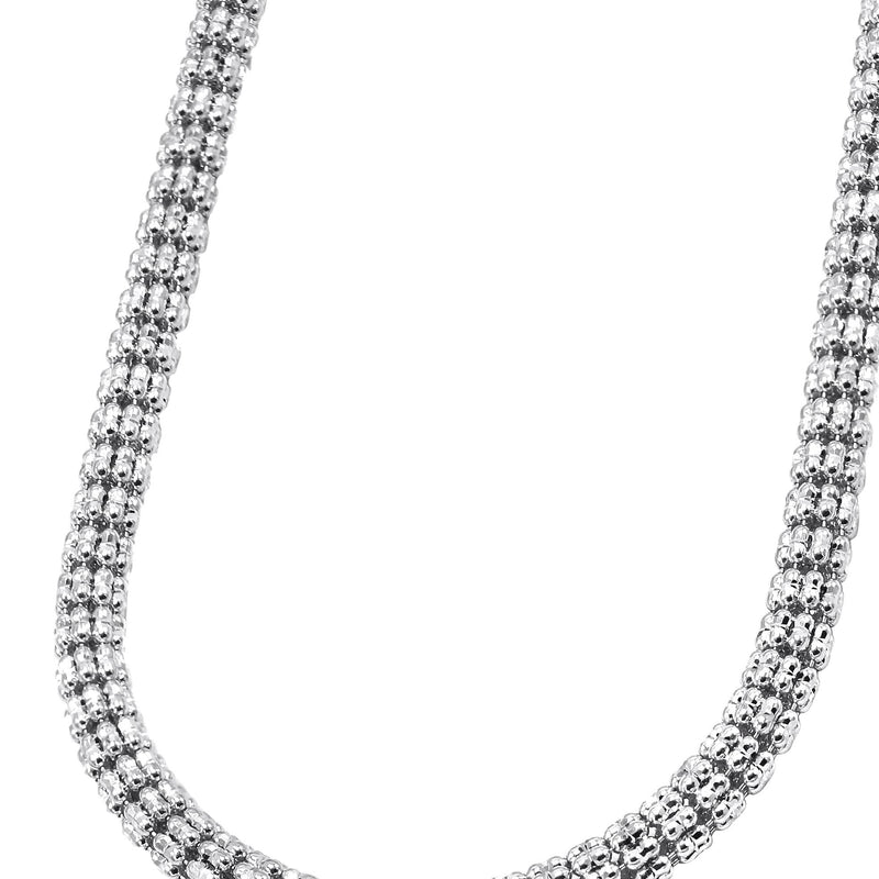 Mens Ice Chain 10K White Gold