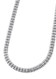 Mens Ice Chain 10K White Gold