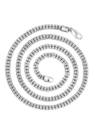 White Gold Chain - Mens Ice Chain 10K/14K White Gold