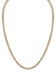 Mens Ice Chain 10K Yellow Gold