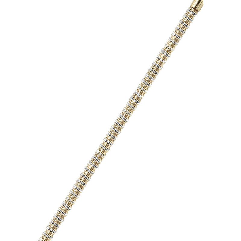 10K Yellow Gold Ice Bracelet
