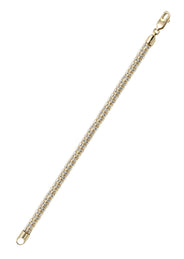 Yellow Gold Men's Ice Bracelet 10K/14K