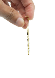 10K Gold Chief Head Pendant | Customizable Size