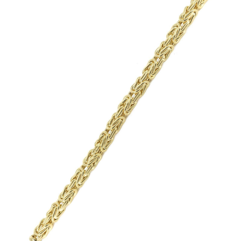 14K Gold Bracelet Byzantine