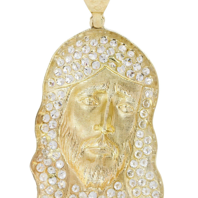 10K Gold Jesus Piece Pendant  |  15.3 Grams