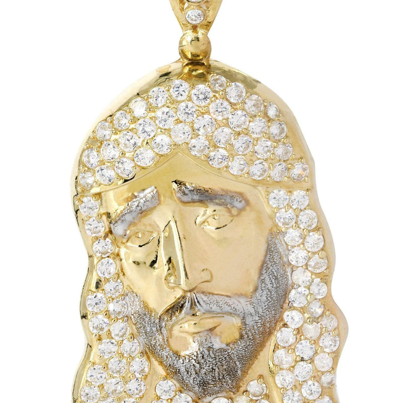 10K Gold Jesus Piece Pendant  |  15.3 Grams