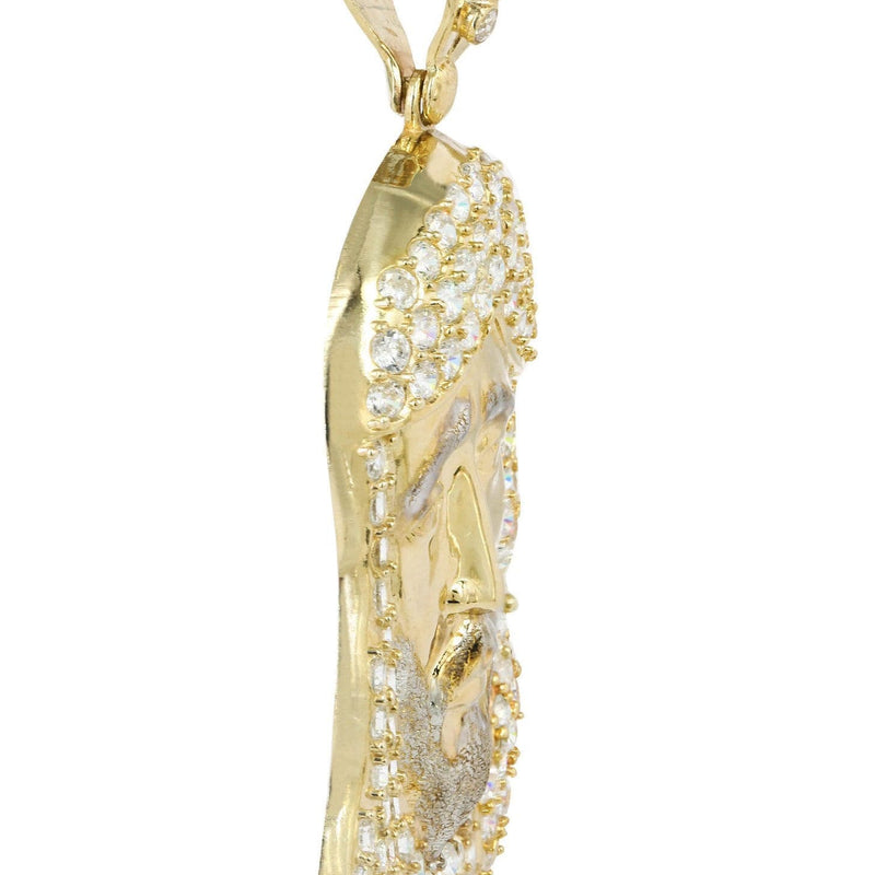 10K Gold Jesus Piece Pendant  |  15.3 Grams