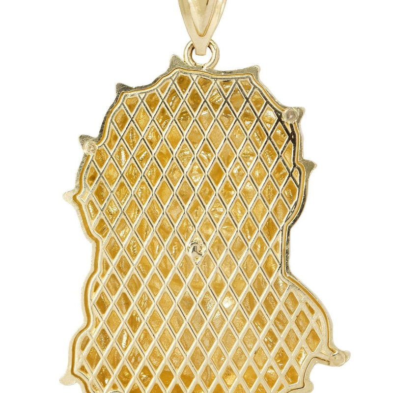 10K Gold Jesus Piece Pendant  |  12.4 Grams