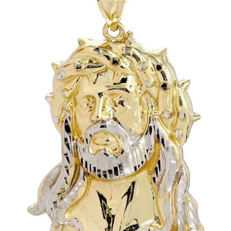 10K Gold Jesus Piece Pendant  |  12.4 Grams