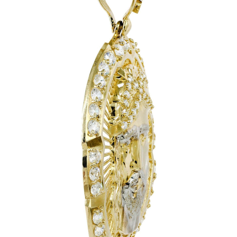 10K Gold Jesus Piece Pendant  |  18.7 Grams