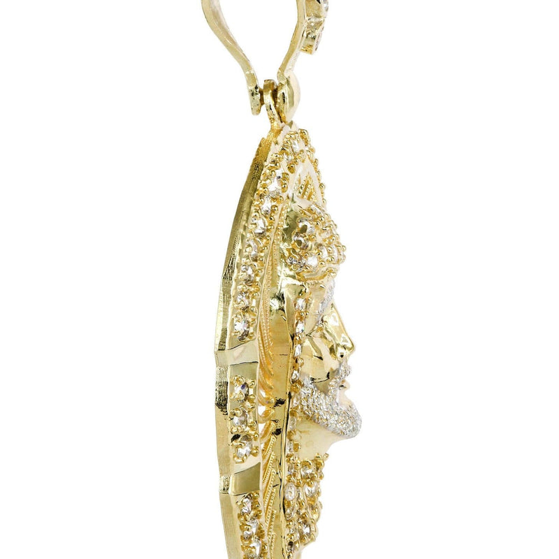 10K Gold Jesus Piece Pendant  |  10.4 Grams