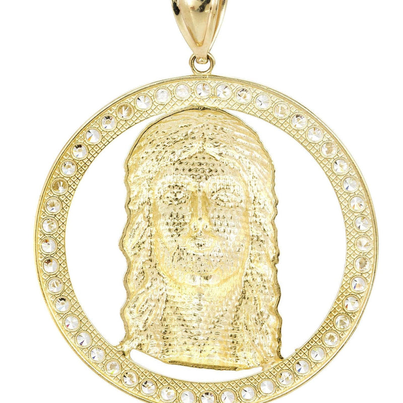 10K Gold Jesus Piece Pendant  |  8.4 Grams