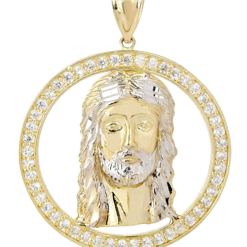 10K Gold Jesus Piece Pendant  |  8.4 Grams