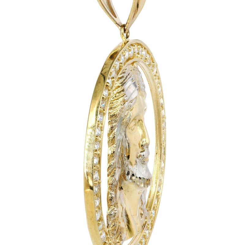10K Gold Jesus Piece Pendant  |  8.4 Grams