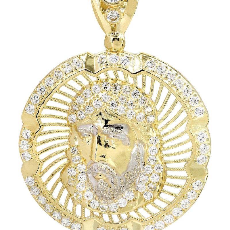 10K Gold Jesus Piece Pendant  |  6.9 Grams