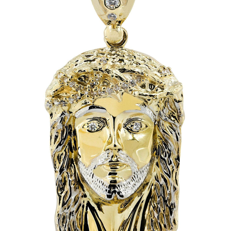 10K Gold Jesus Pendant  |  37.9 Grams