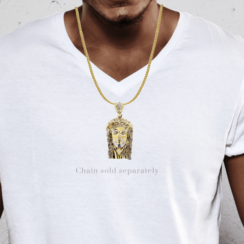 10K Gold Jesus Pendant  |  37.9 Grams