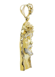 10K Gold Jesus Pendant  |  37.9 Grams