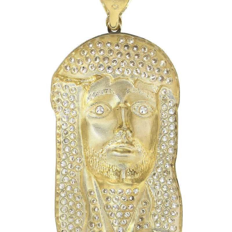 Jesus Piece  10K Gold Pendant  |  42.1 Grams