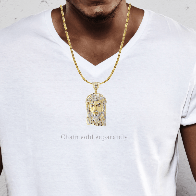 Jesus Piece  10K Gold Pendant  |  42.1 Grams