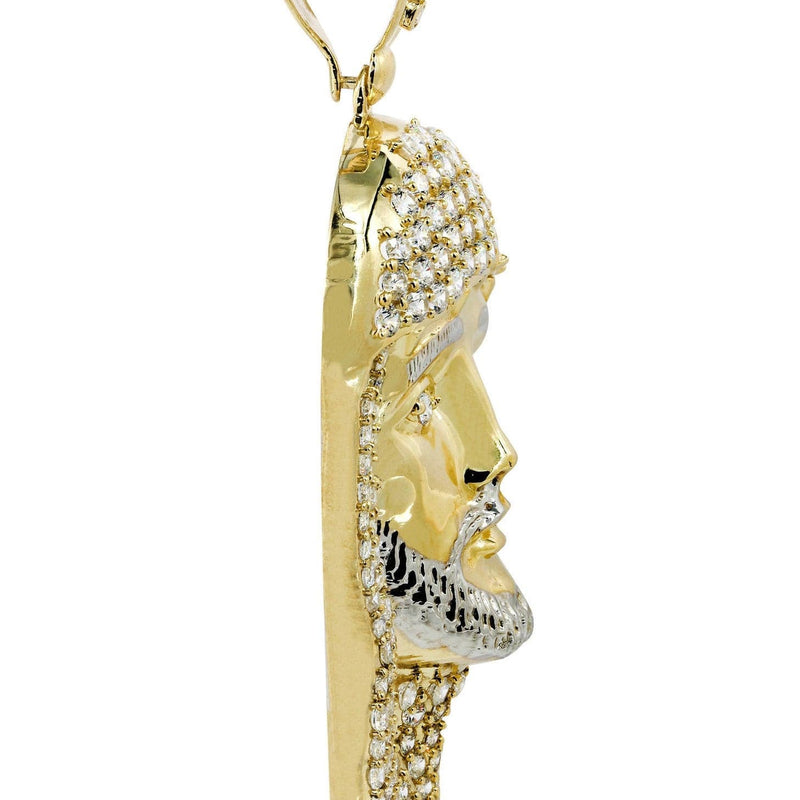 Jesus Piece  10K Gold Pendant  |  42.1 Grams