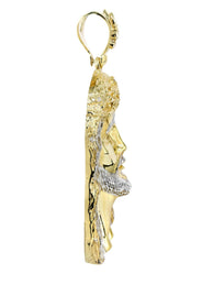 10K Gold Jesus Piece Pendant  |  53.9 Grams